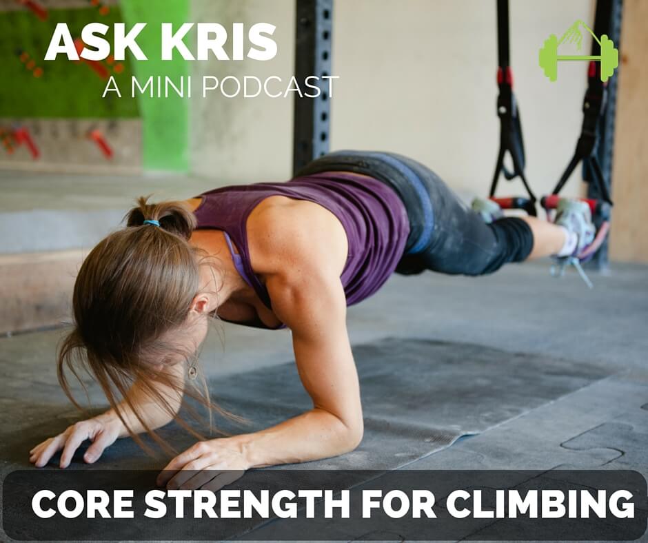 Core strength for climbing TrainingBeta